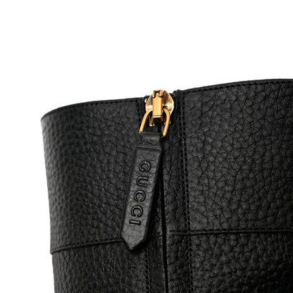 Gucci Austin Calfskin Interlocking G Ankle Boots 36.5 Black 10 of 16