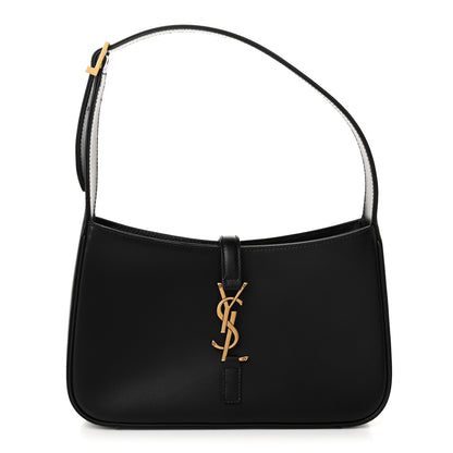 Saint Laurent Smooth Calfskin Le 5 A 7 Hobo Black 1 of 10
