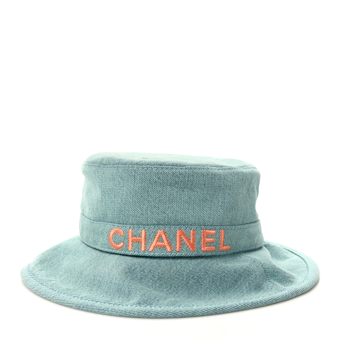 Denim Logo Bucket Hat S Light Blue