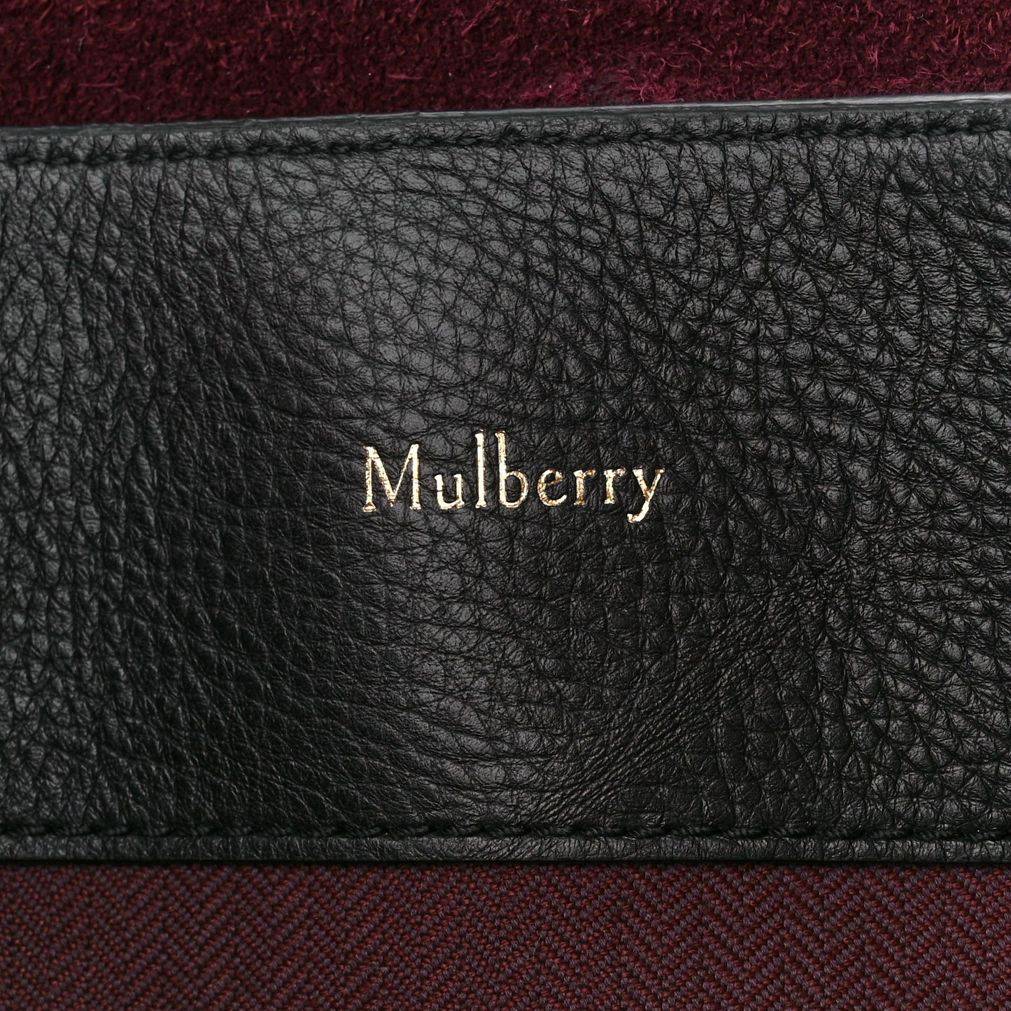 Small Classic Grain Calfskin Seaton Black