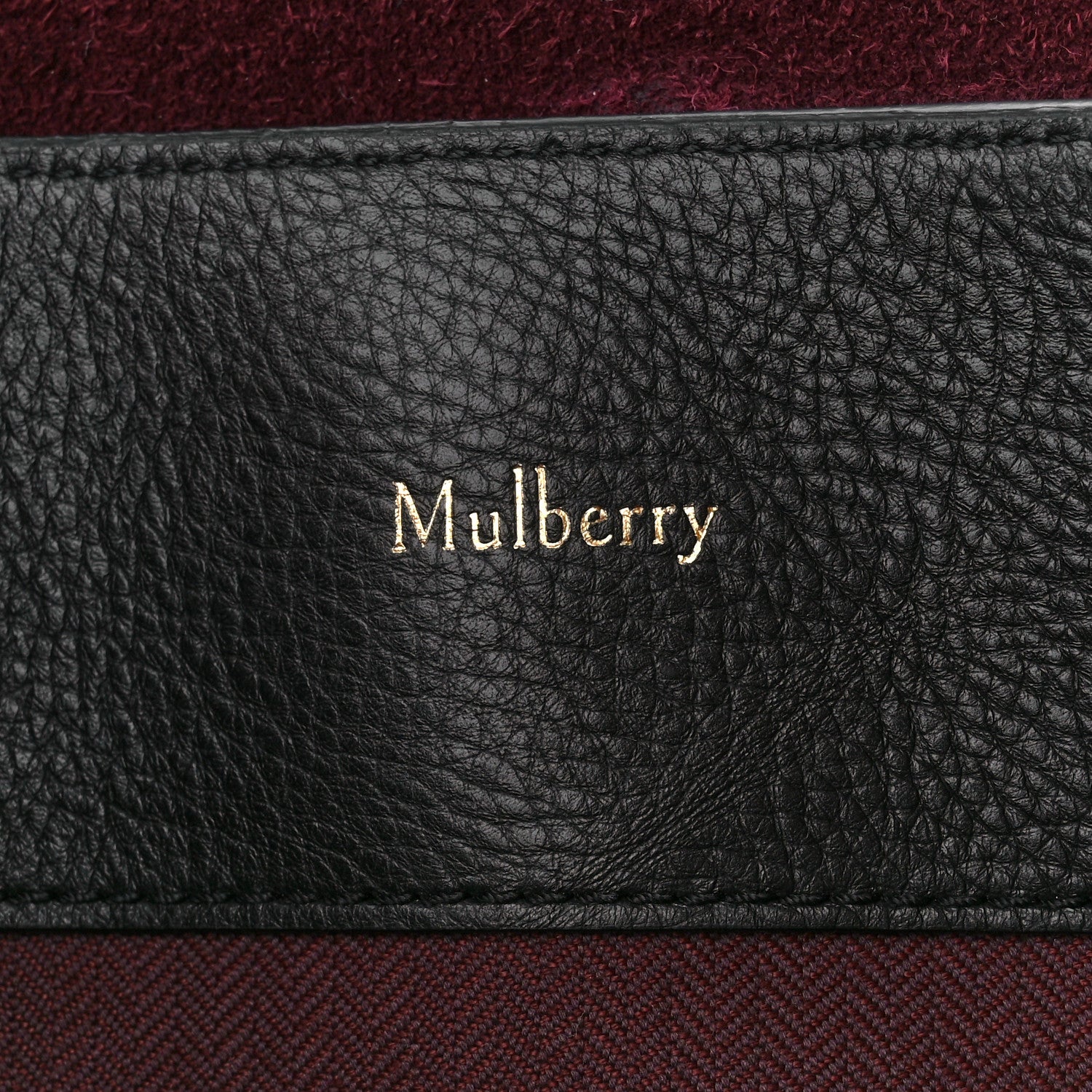 Mulberry Small Classic Grain Calfskin Seaton Black 5 of 11