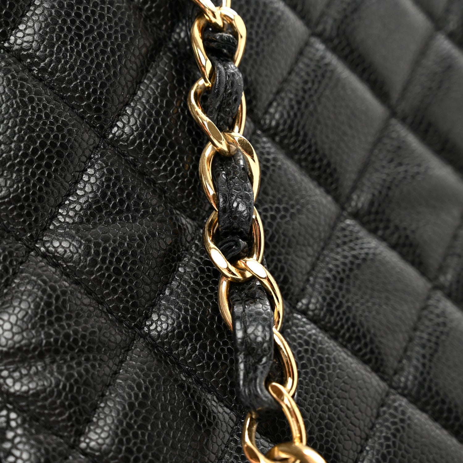 Chanel Caviar Quilted XL Grand Shopping Tote GST Black 10 of 11