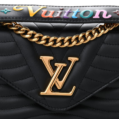 Louis Vuitton Calfskin New Wave Chain PM Black 7 of 9