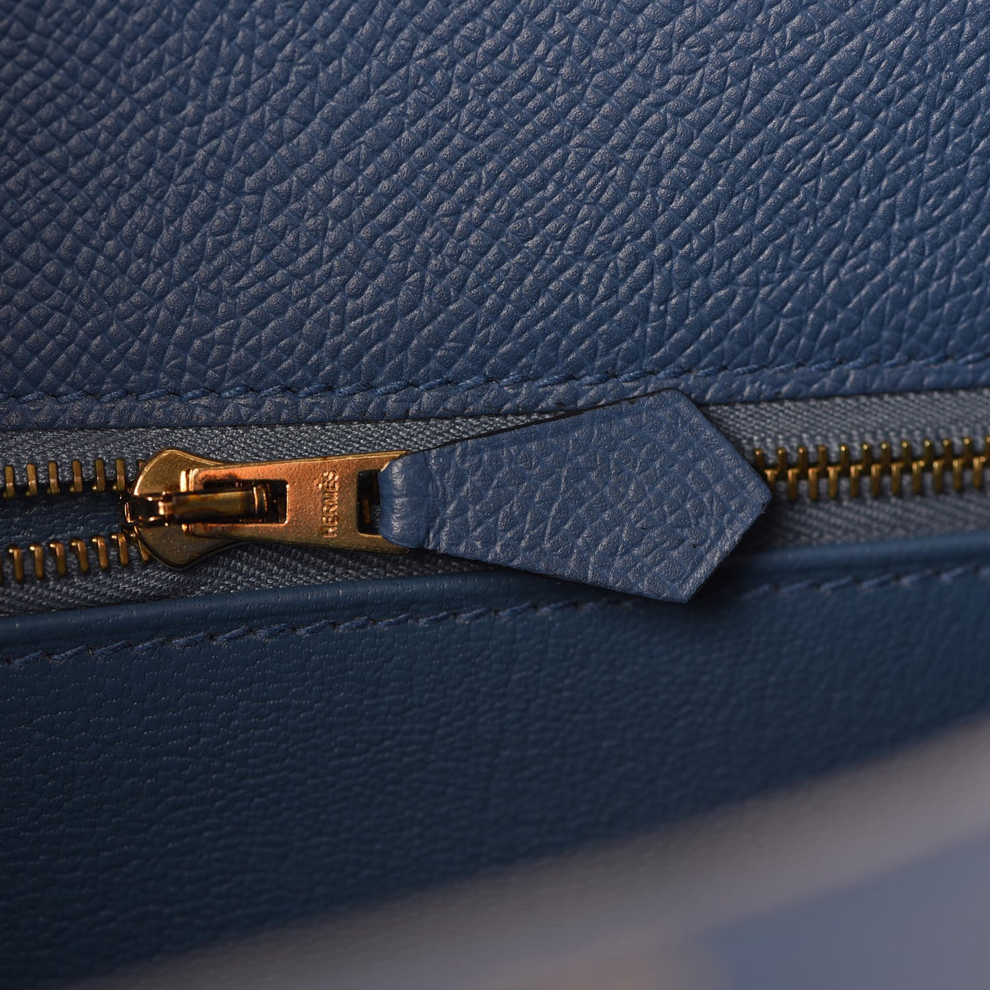 Epsom Kelly Sellier 28 Bleu Agate