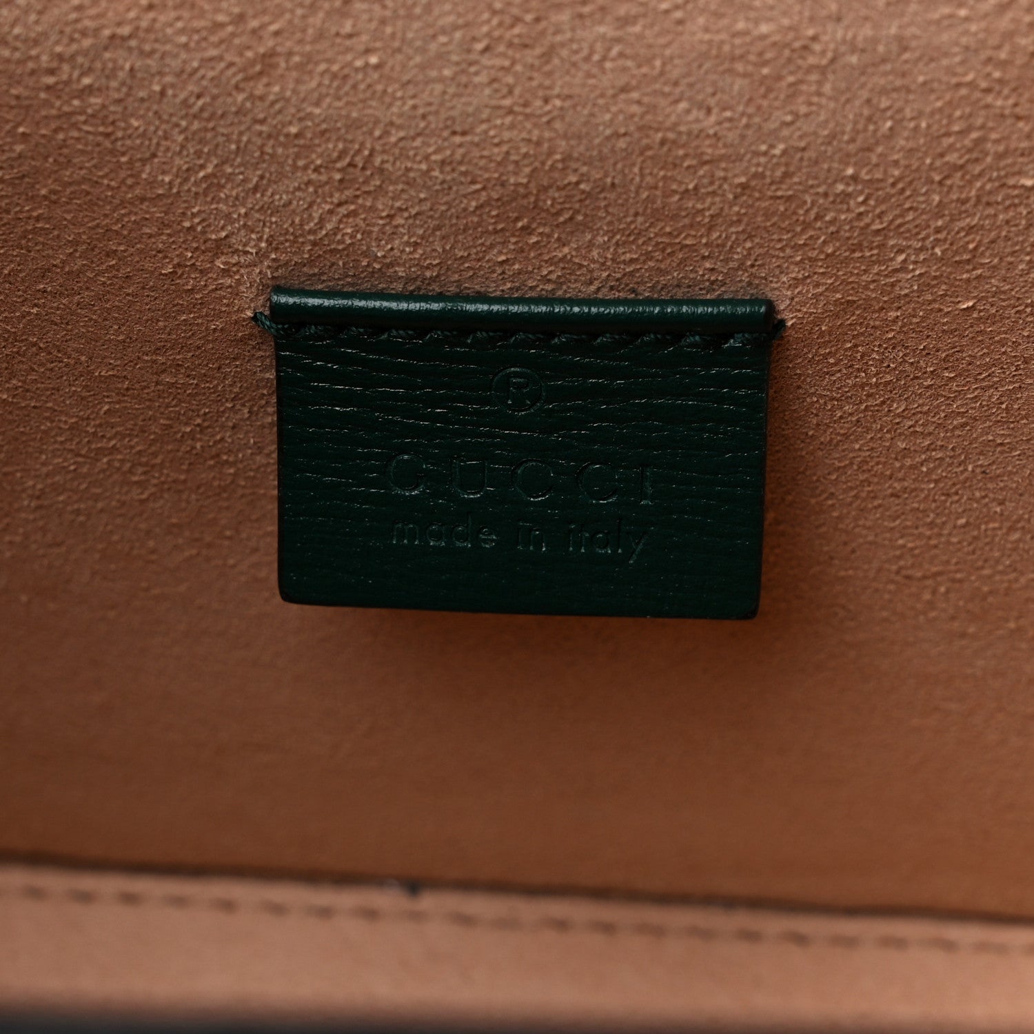 Gucci Azalea Calfskin Small Padlock Bamboo Shoulder Bag Vintage Green 6 of 12