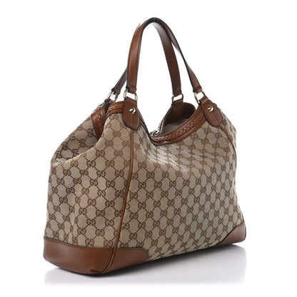 Gucci Monogram Medium Brick Lane Tote Brown 4 of 13