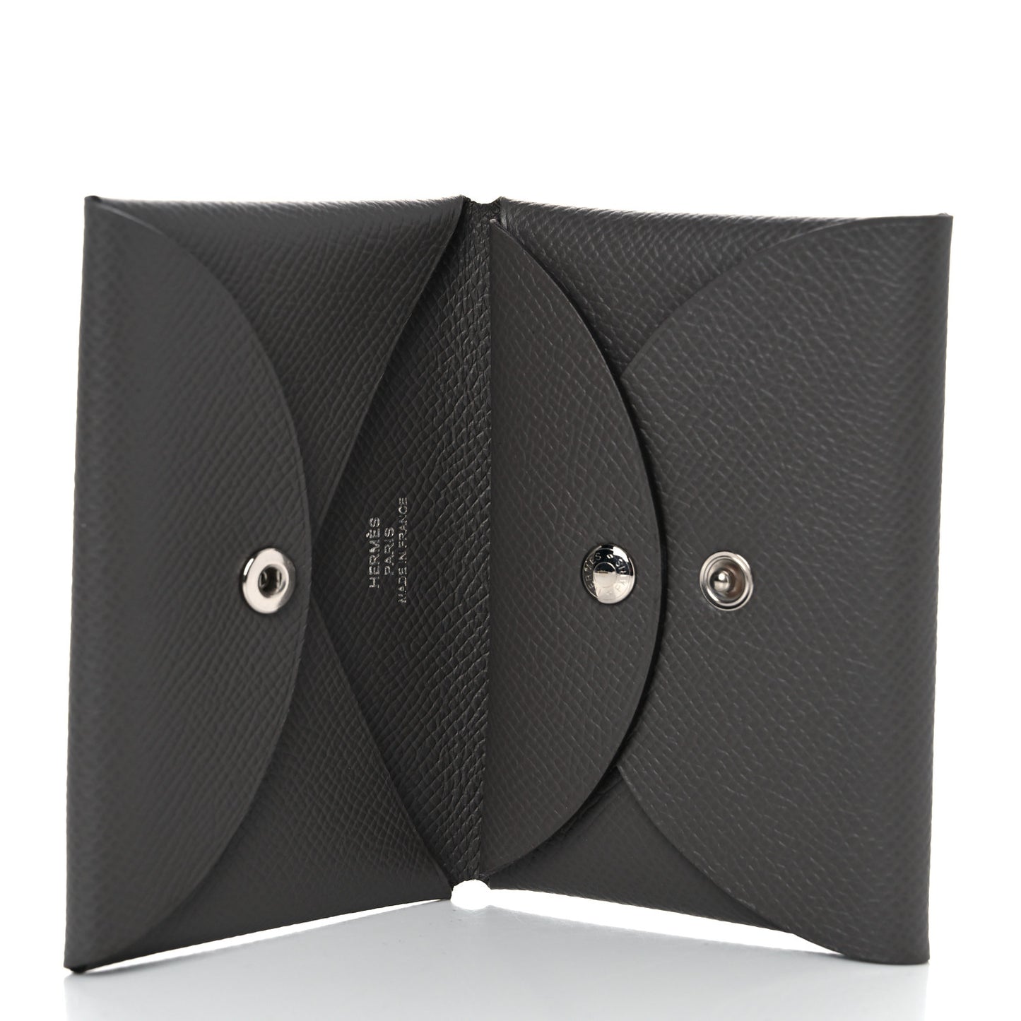 Epsom Calvi Duo Card Case Gris Meyer