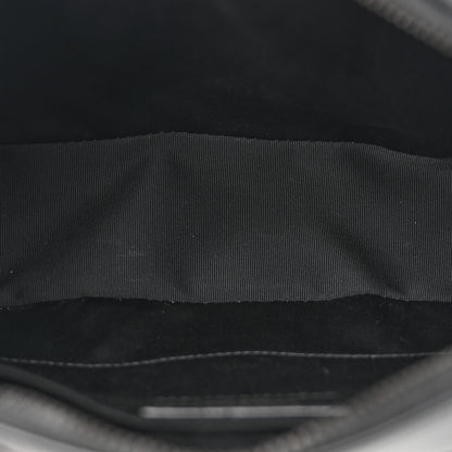 Saint Laurent Calfskin Matelasse Monogram Monochrome Lou Camera Bag Black 5 of 10