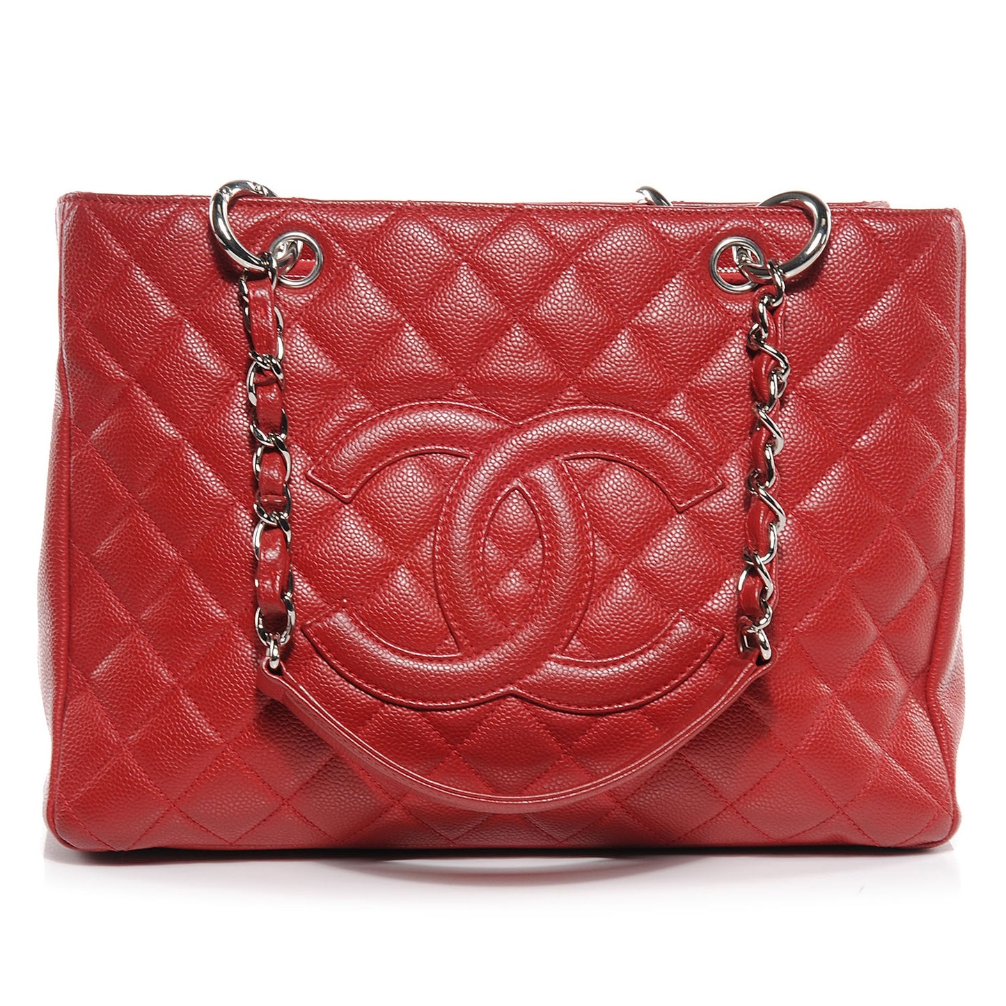 Caviar Grand Shopping Tote GST Red