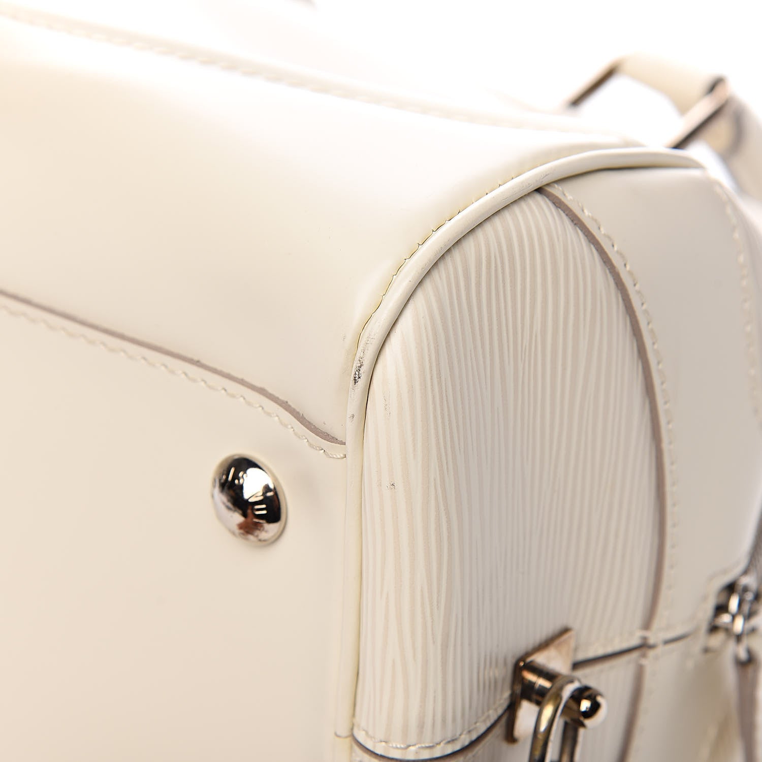 Louis Vuitton Epi Bowling Montaigne PM Ivory 10 of 11