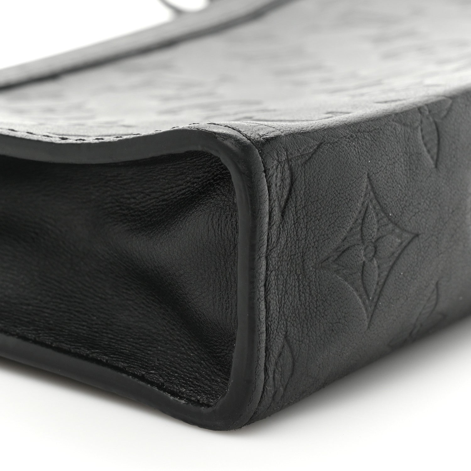 Louis Vuitton Calfskin Monogram Shadow Gaston Wearable Wallet 9 of 15