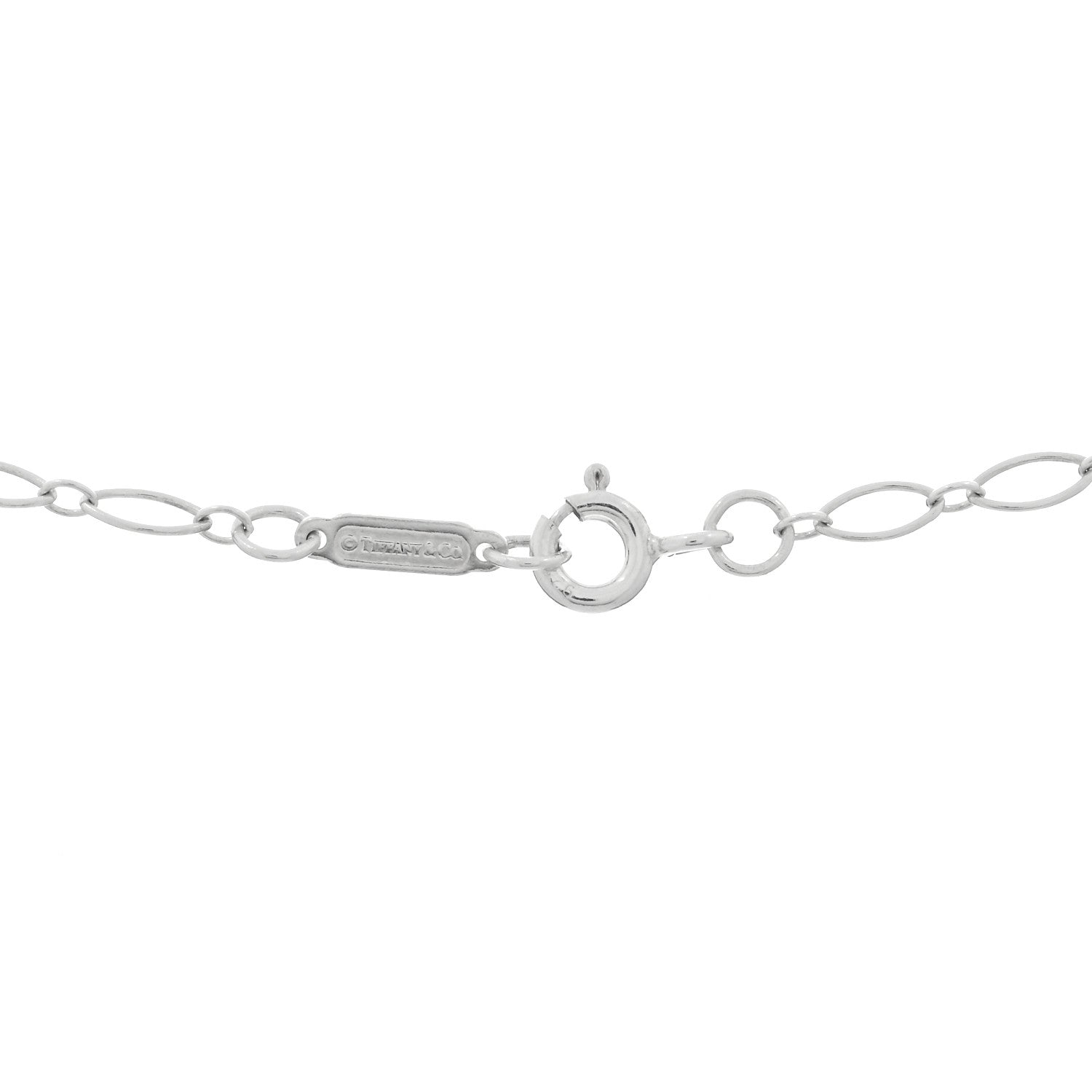 Tiffany Sterling Silver Oval Link Chain Necklace 30" 3 of 3