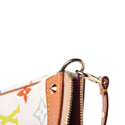 Louis Vuitton Monogram Multicolor Pochette Accessories White 9 of 11