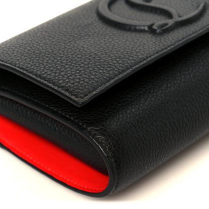 Christian Louboutin Grained Calfskin By My Side Wallet On Chain Black 9 of 11