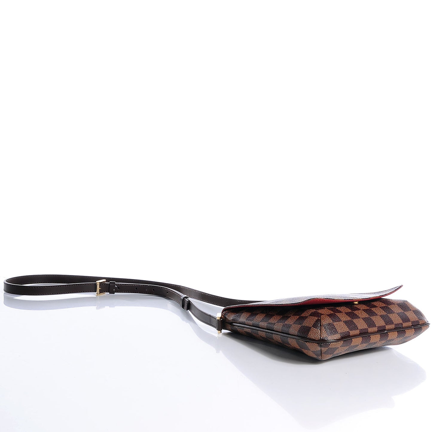 Damier Ebene Musette Salsa Long Strap