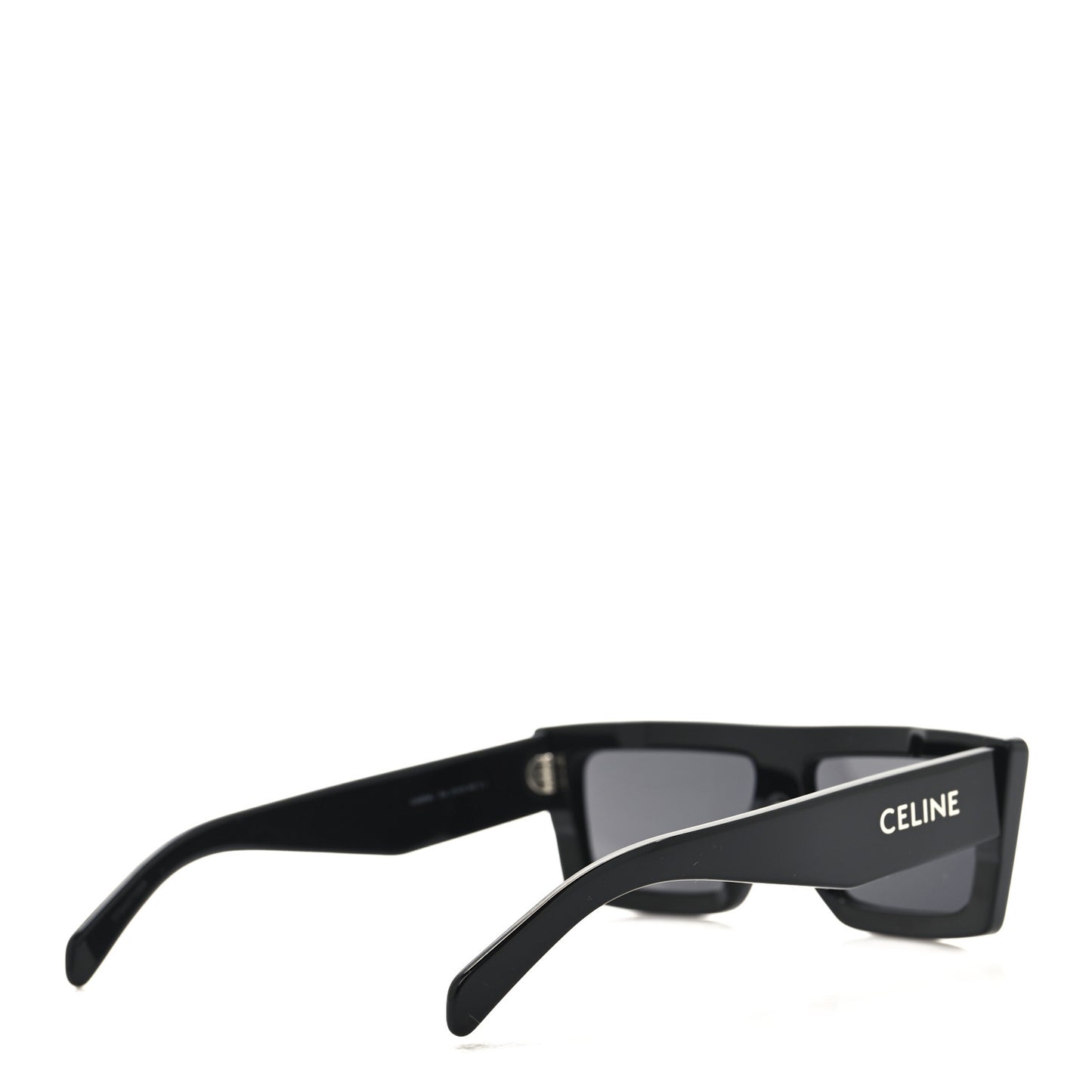 Acetate Monochroms Square Sunglasses CL40214U Black