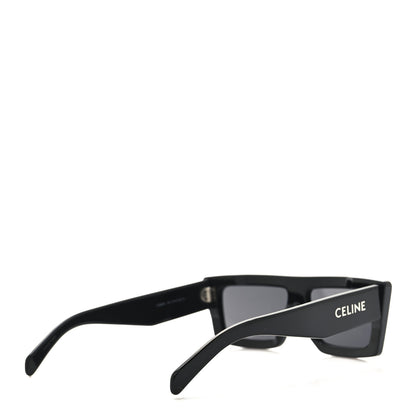 Celine Acetate Monochroms Square Sunglasses CL40214U Black 4 of 7