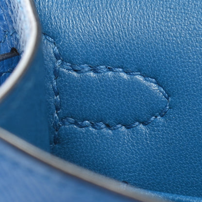 Hermes Epsom Mini Kelly Sellier 20 Bleu Zellige 13 of 28