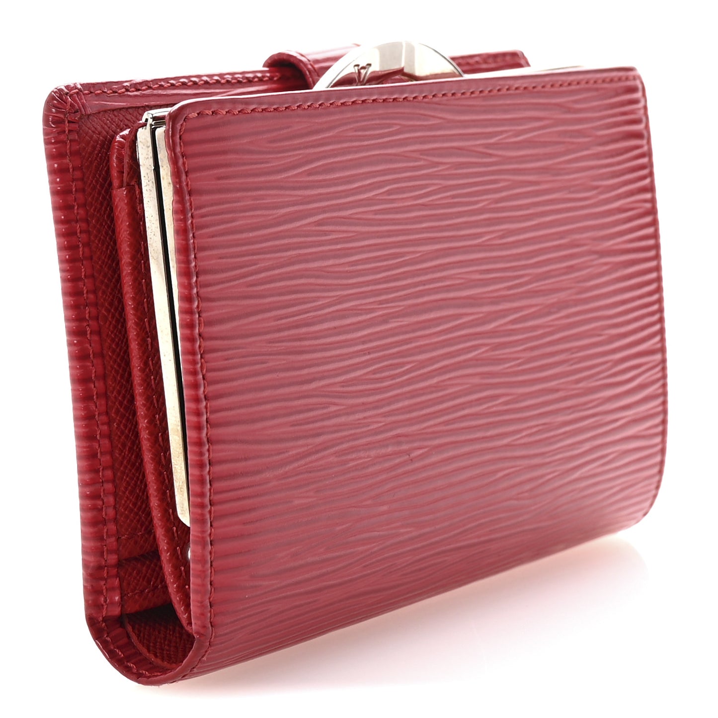 Epi French Purse Wallet Castillan Red