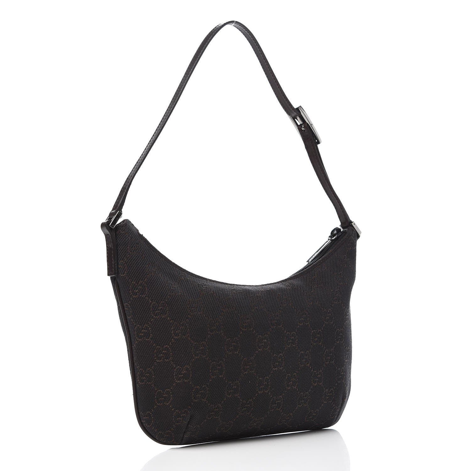 Gucci Monogram Pochette Dark Brown 3 of 7