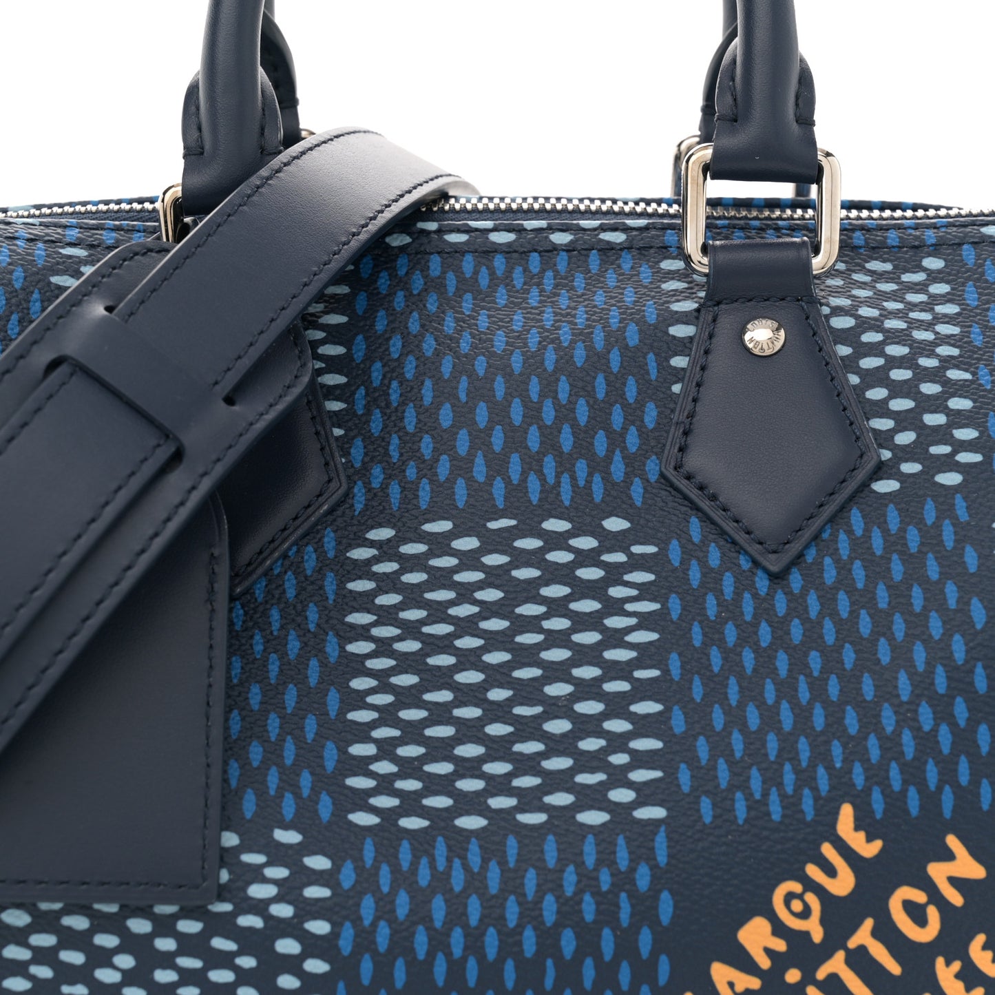 Damier Heritage Speedy Bandouliere 25 Blue