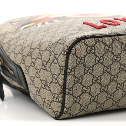 Gucci GG Supreme Monogram Angry Cat Dome Backpack 8 of 11