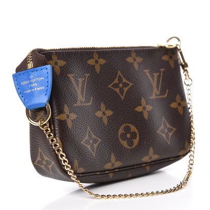 Louis Vuitton Monogram 2019 Christmas Animation Mini Venice Pochette Accessories Blue 3 of 7
