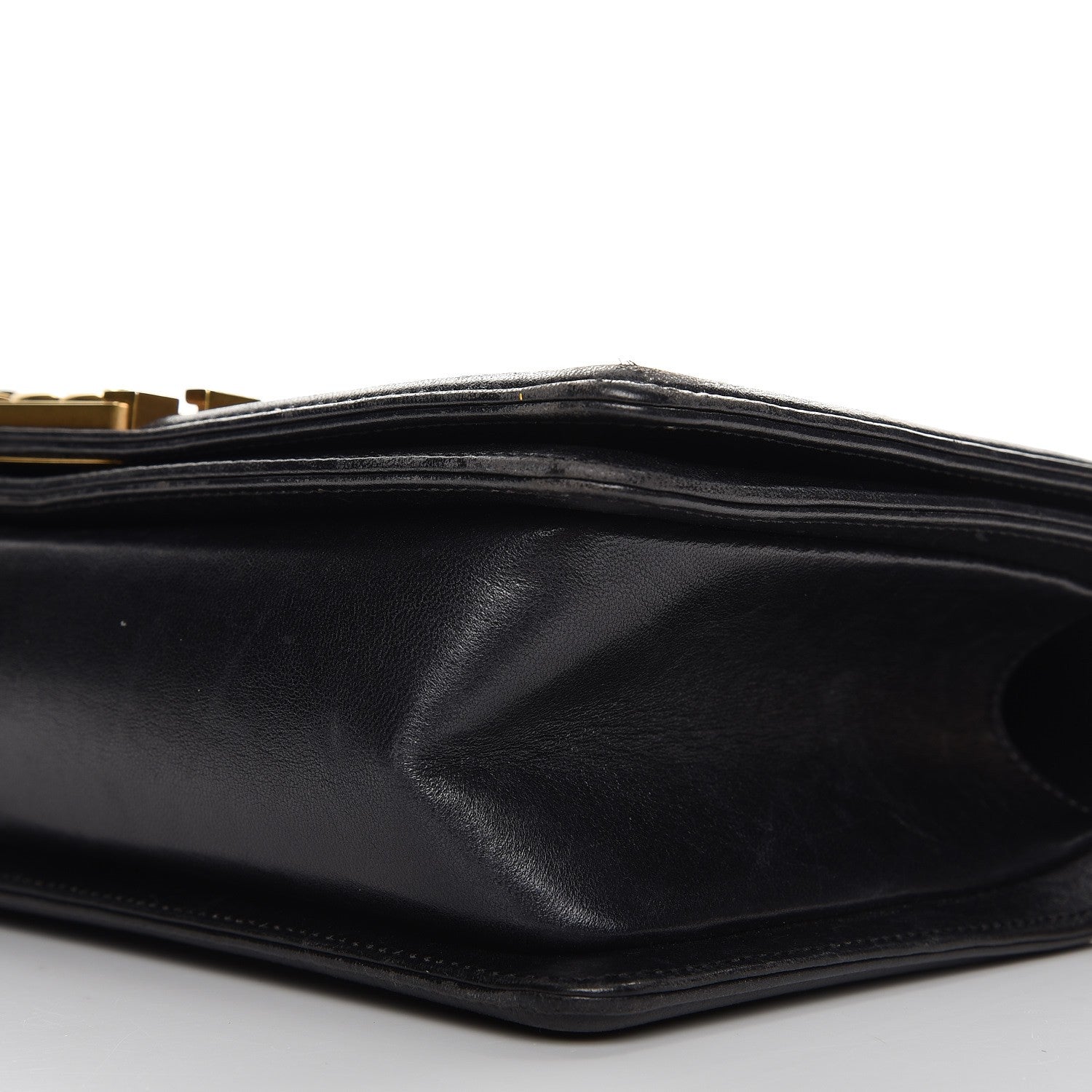Chanel Lambskin Quilted Medium Boy Flap Pearly Black 10 of 14