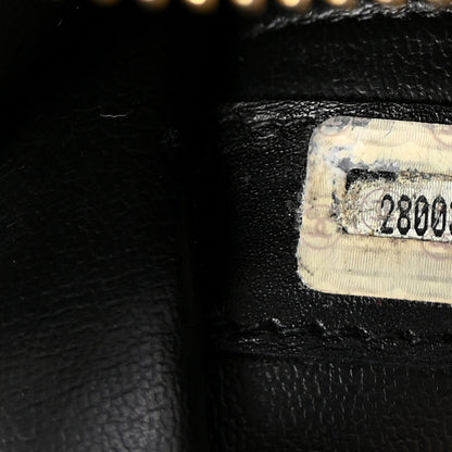 Chanel Calfskin Stitched Duffle Bag Black 6 of 9