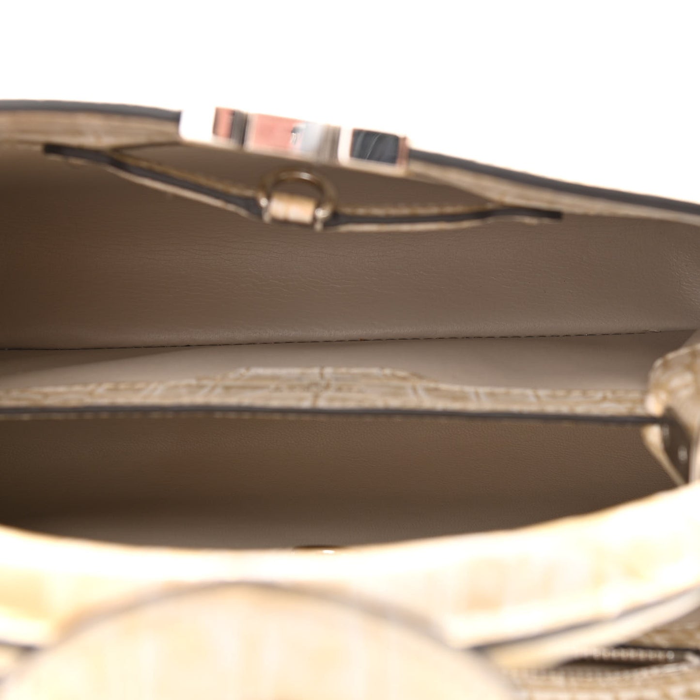 Alligator Capucines BB Mordore Gold