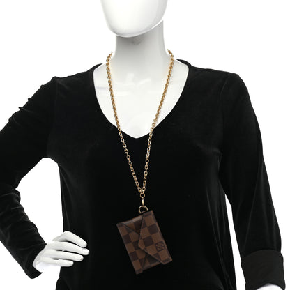 Louis Vuitton Damier Ebene Kirigami Necklace 2 of 10