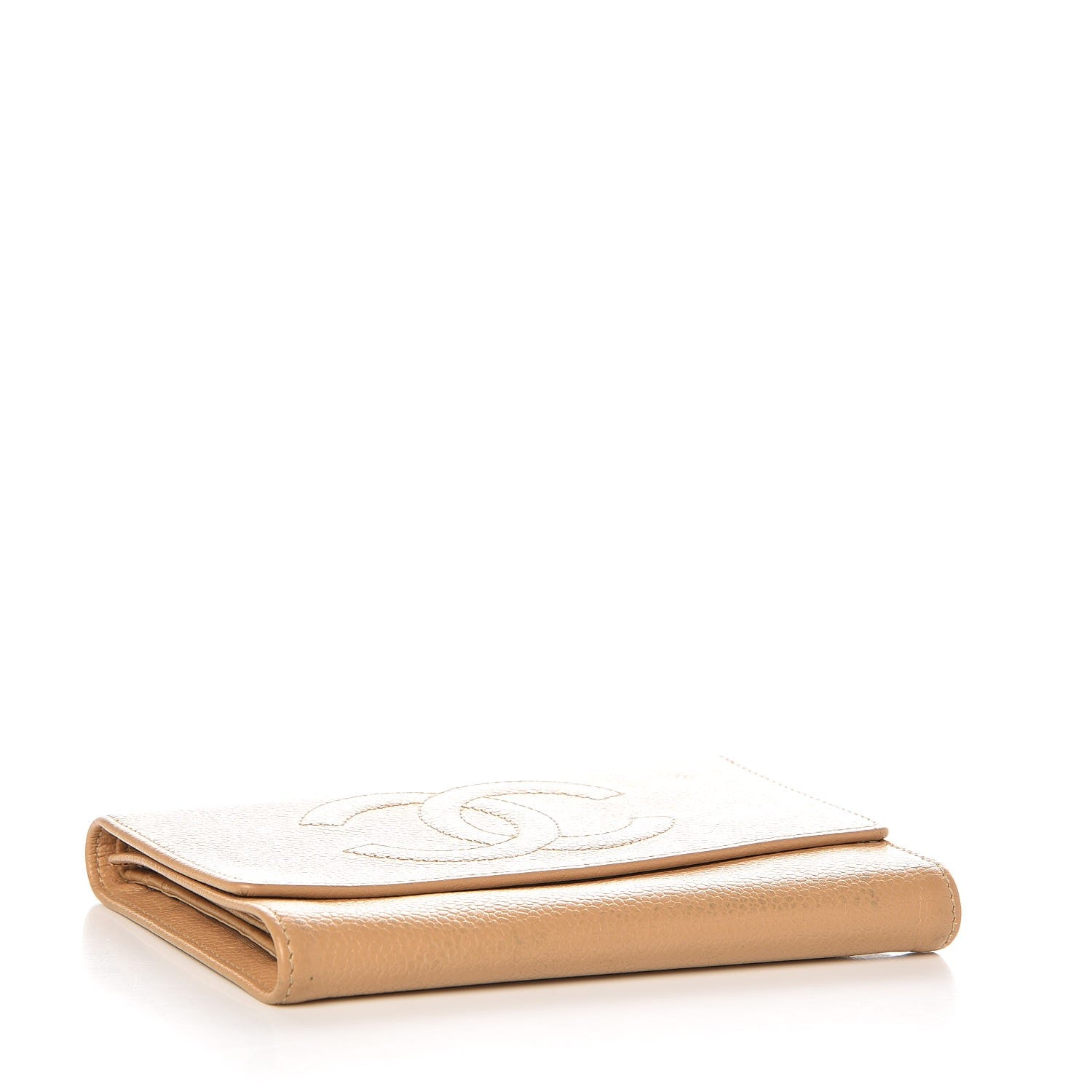 Chanel Caviar Timeless CC Wallet Beige 4 of 10