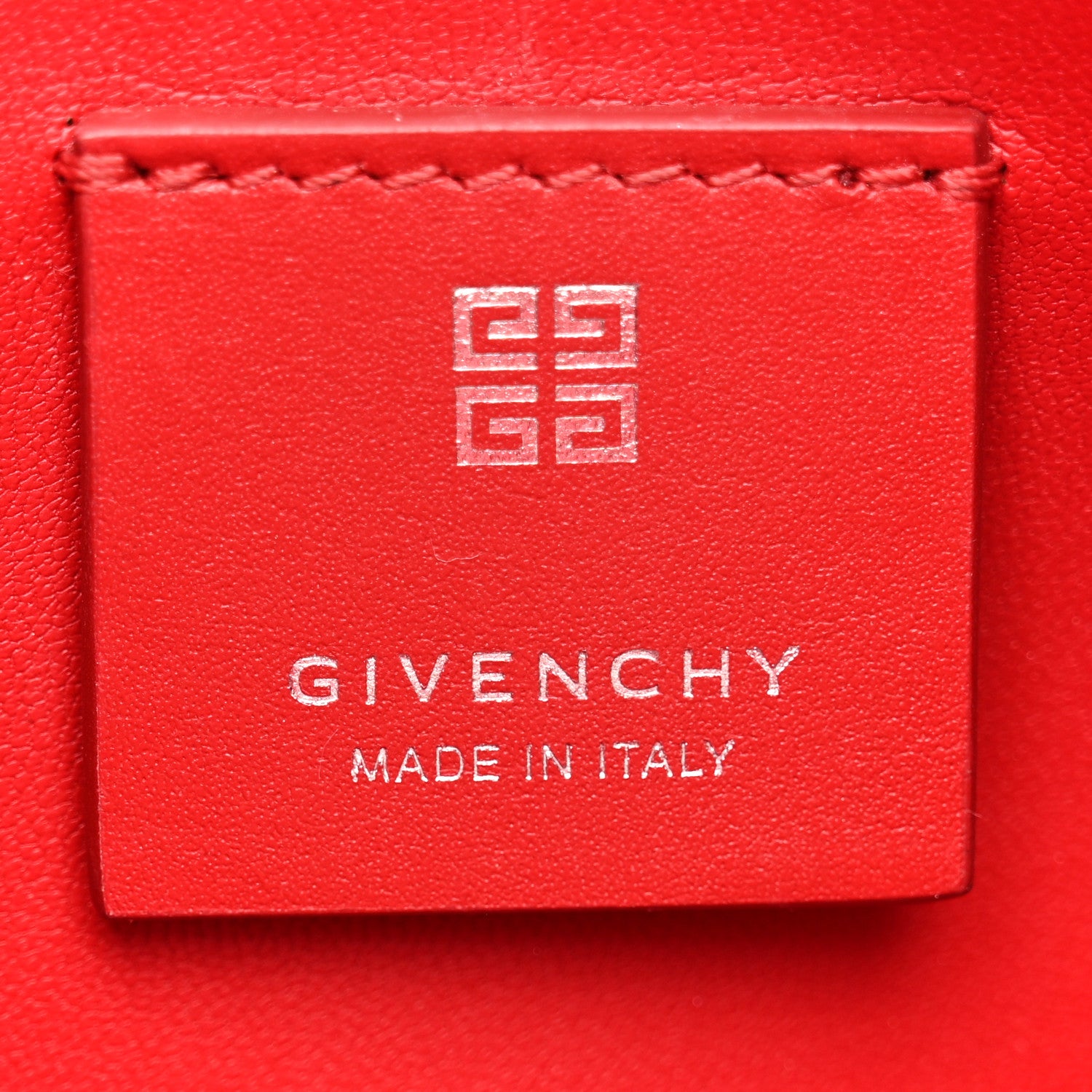 Givenchy Smooth Calfskin Small Moon Cut Out Shoulder Bag Dark Red 6 of 11