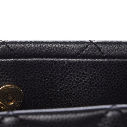 Chanel Caviar Quilted CC Timeless Soft Tote Black 10 of 10