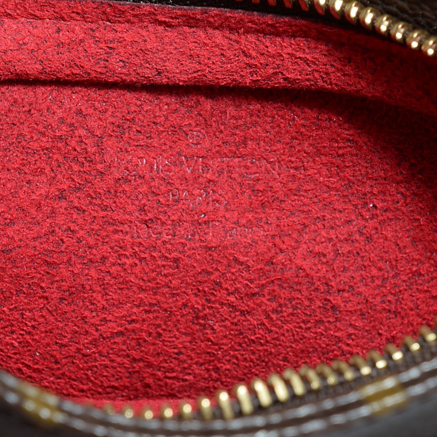 Monogram Partition Clutch