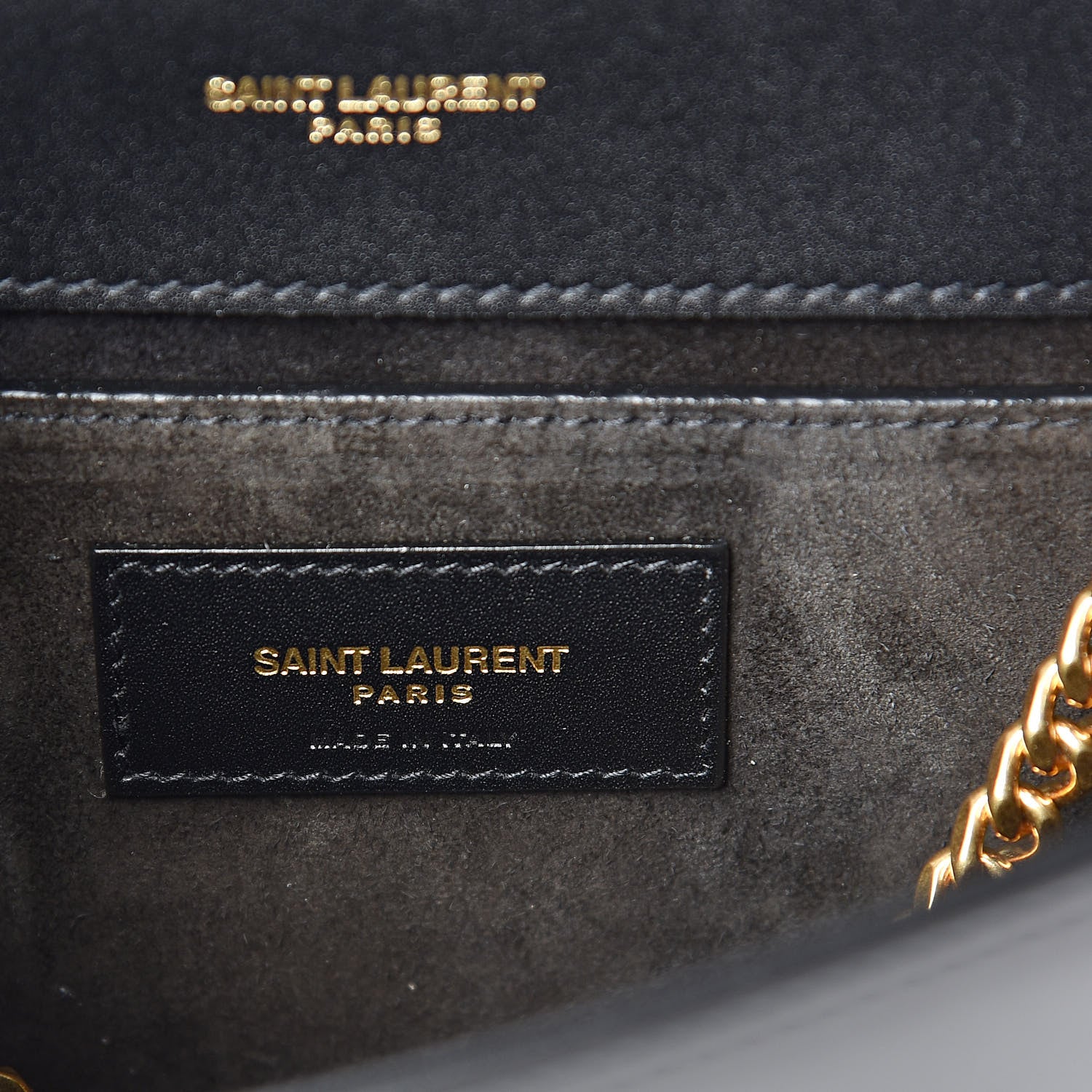 Saint Laurent Calfskin Small Classic Monogram Kate Tassel Satchel Black 7 of 9