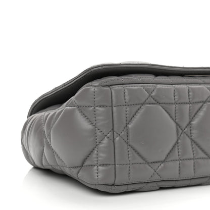 Christian Dior Calfskin Macrocannage Medium Caro Bag Iron Grey 9 of 10