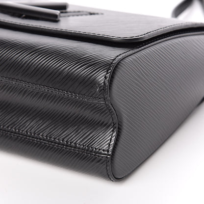 Louis Vuitton Epi Twist Shoulder Bag MM Matte Black 8 of 10