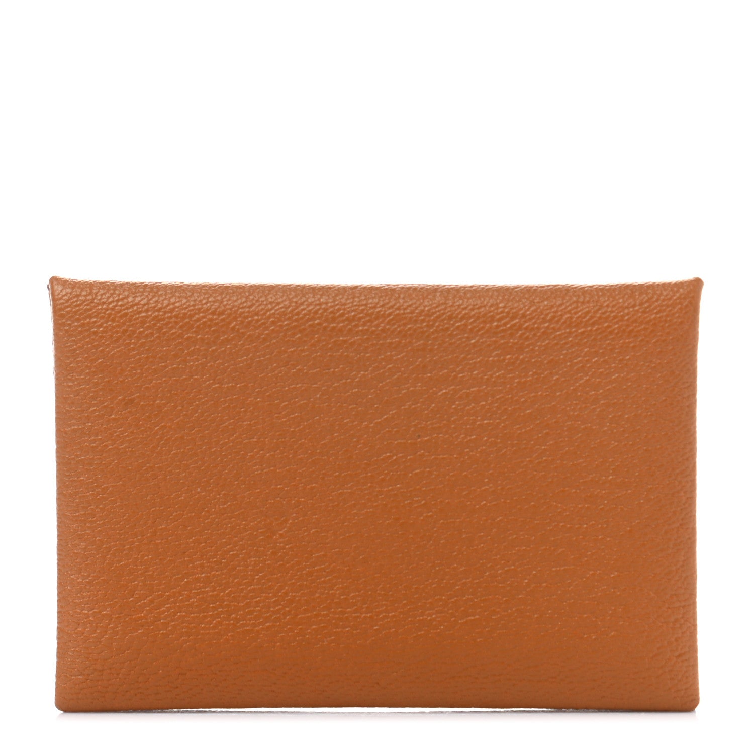 Hermes Chevre Mysore Verso Calvi Card Case Caramel Mauve Sylvestre 1 of 7