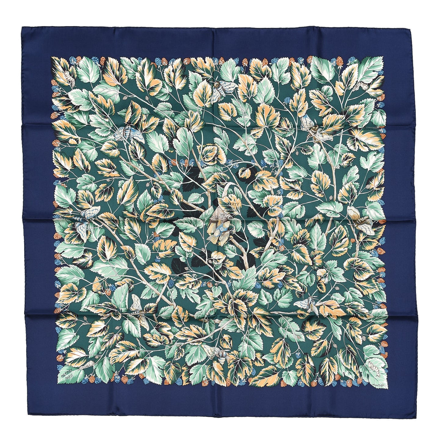 Silk L'Arbre de Soie Scarf 90