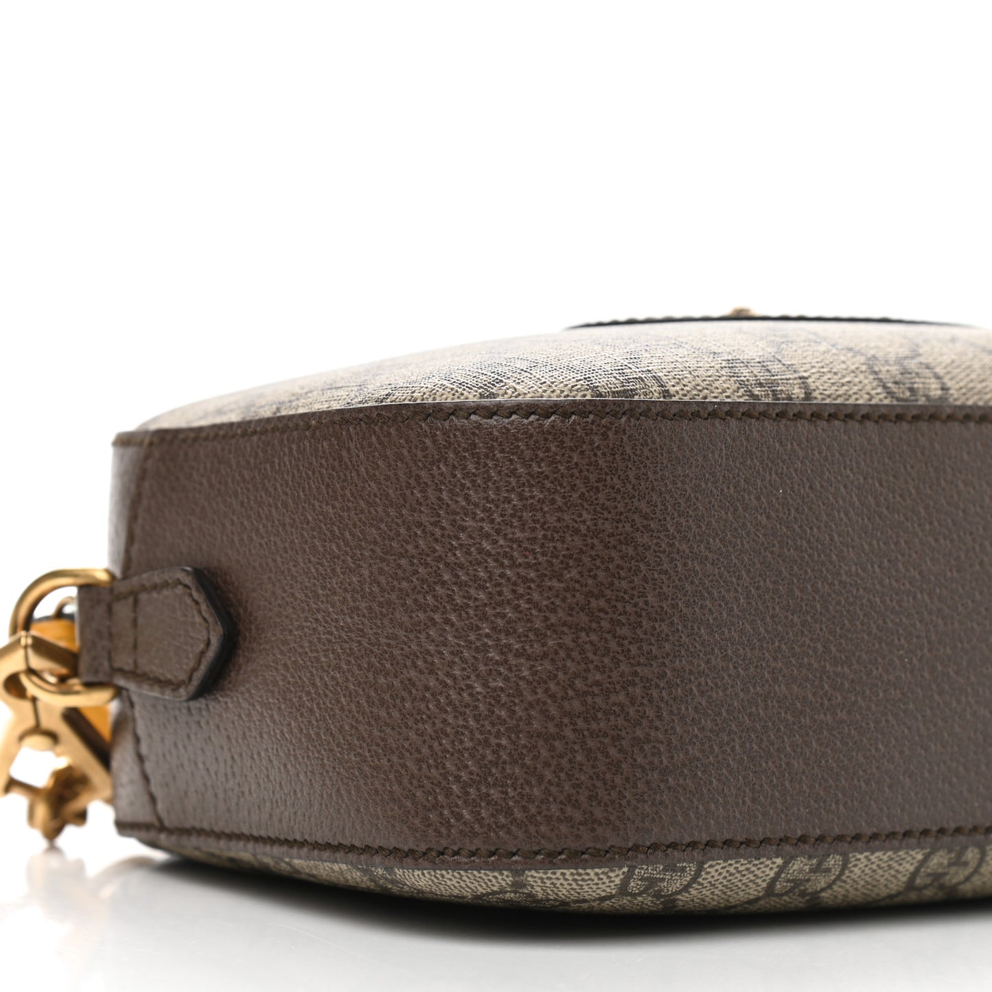 GG Supreme Monogram Web Neo Vintage Shoulder Bag Beige New Acero Crop