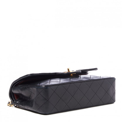 Chanel Lambskin Quilted Small Double Flap Black 3 of 9
