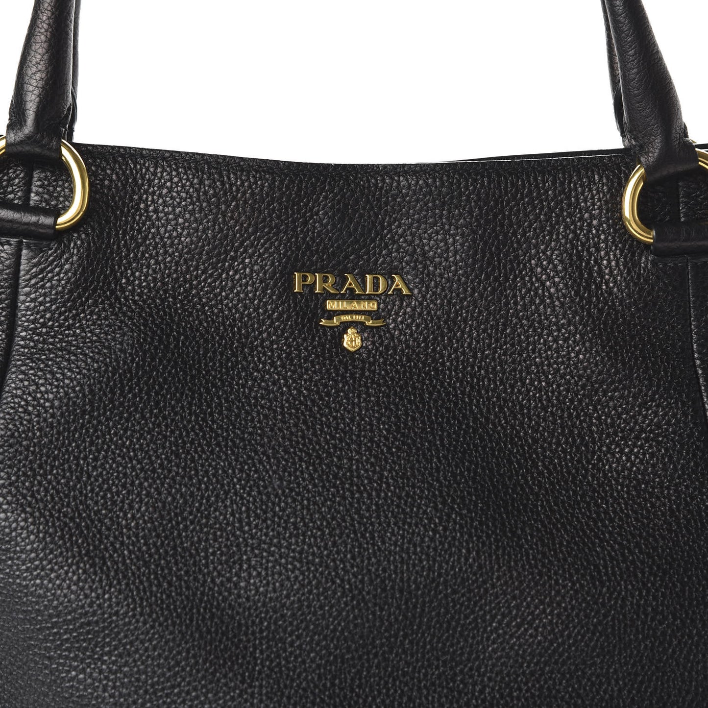 Vitello Daino Tote Black