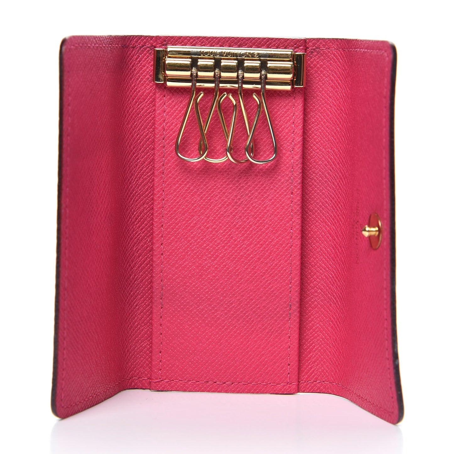 Monogram Multicolor Multicles 4 Key Holder Black Grenade