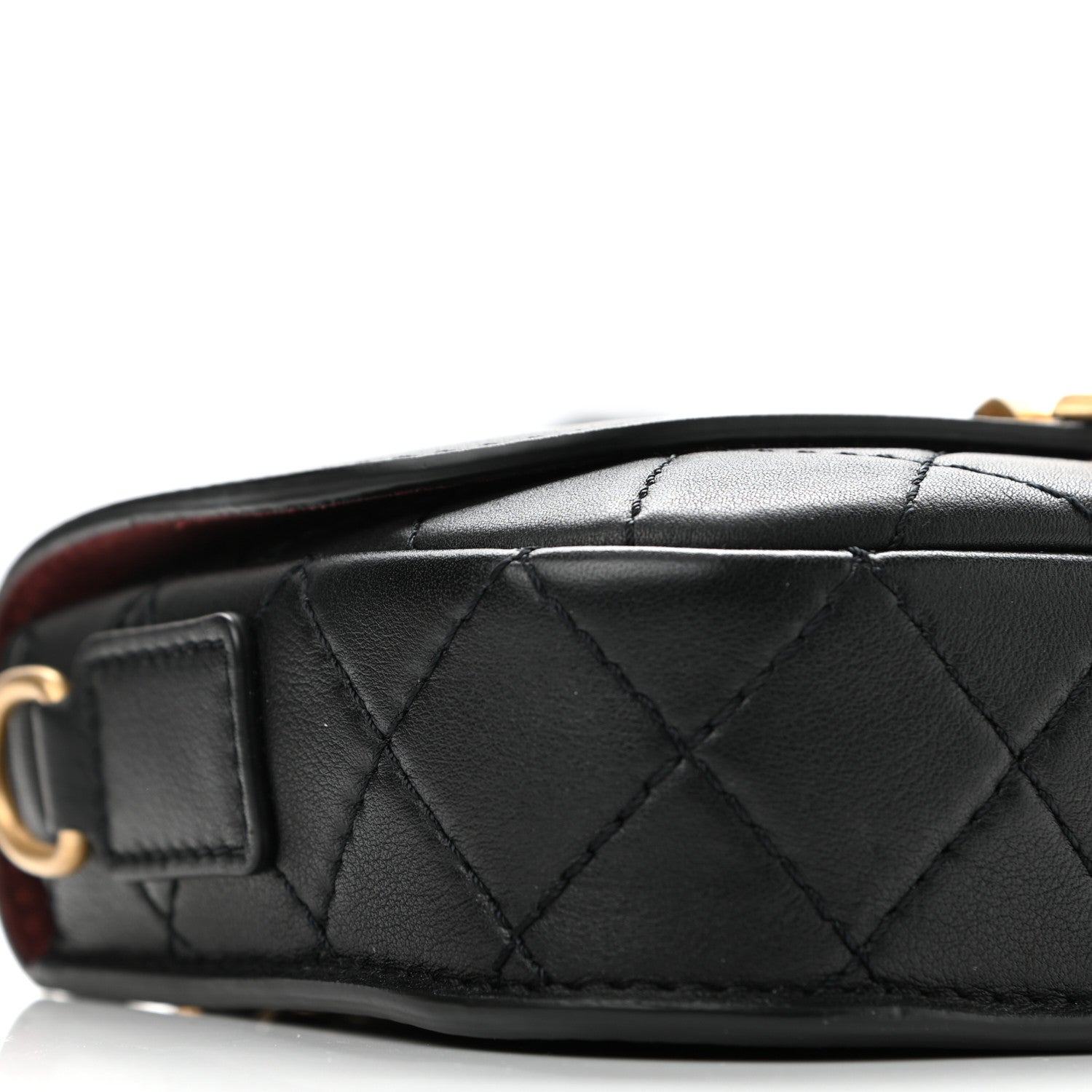 Chanel Calfskin Quilted Multi Pouching Flap And Coin Purse Black 8 of 10