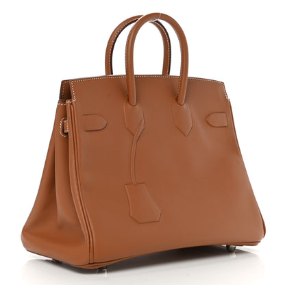 Hermes Swift Birkin Shadow 25 Gold 3 of 10