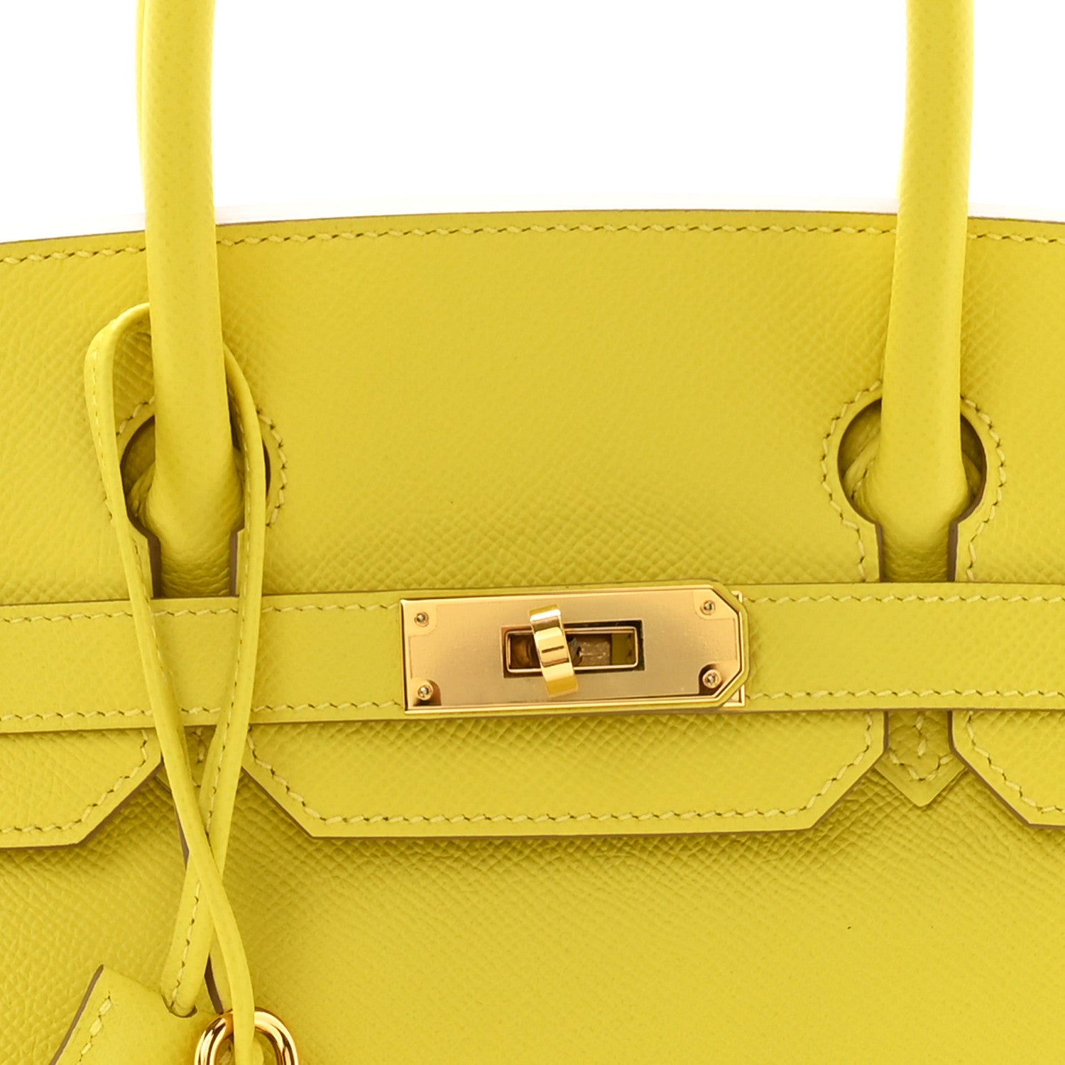 Hermes Epsom Birkin 30 Lime 8 of 10