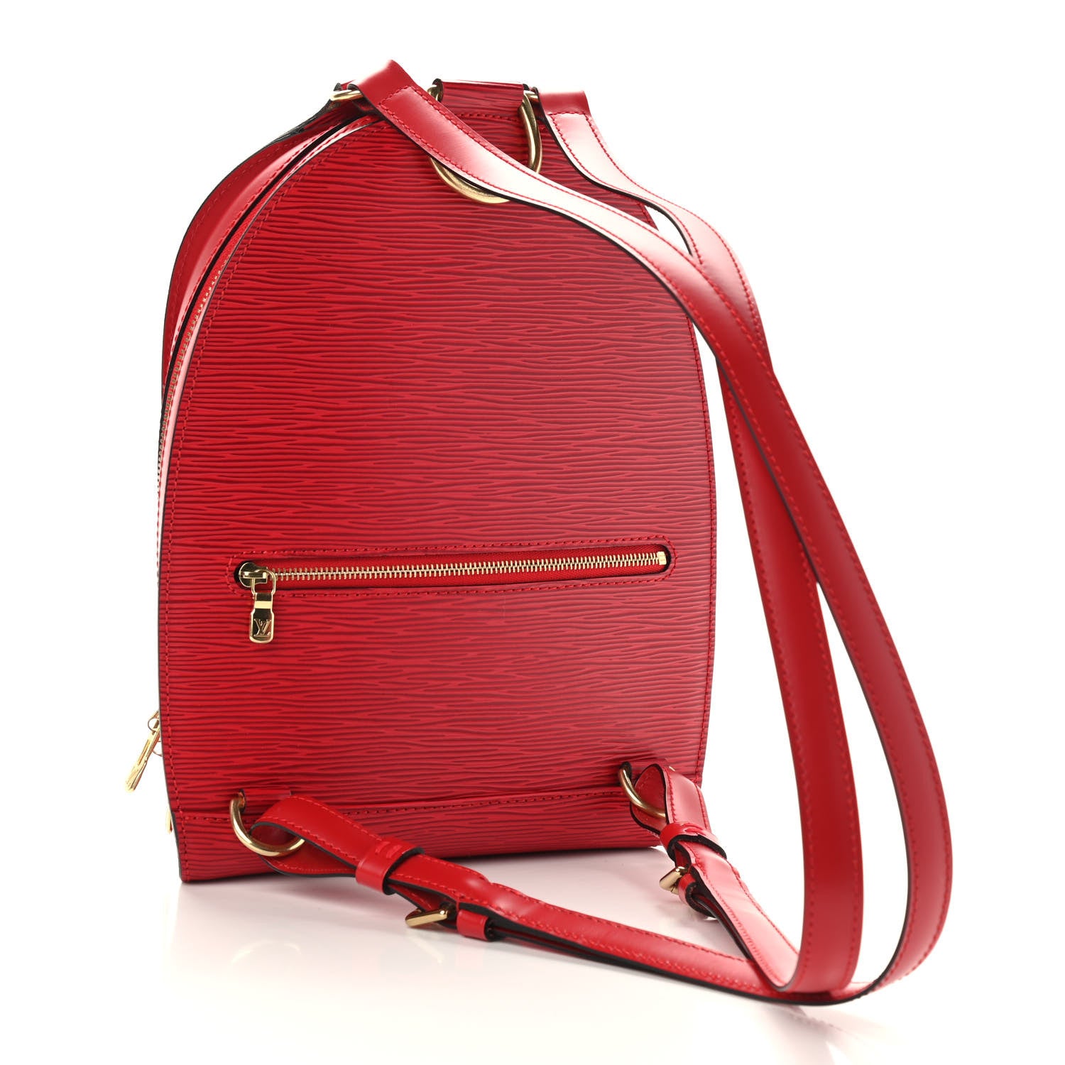 Louis Vuitton Epi Mabillon Backpack Castillan Red 3 of 9