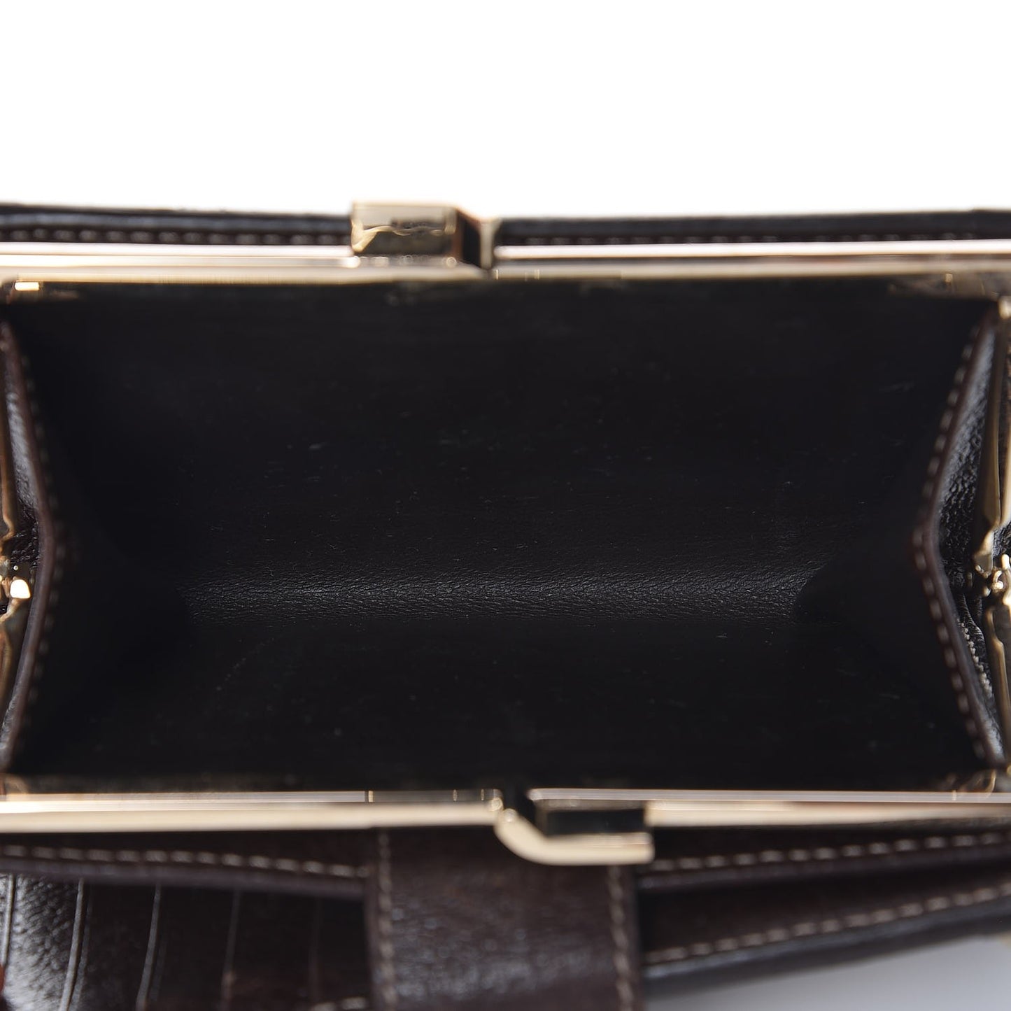 Monogram Charmy French Wallet Dark Brown