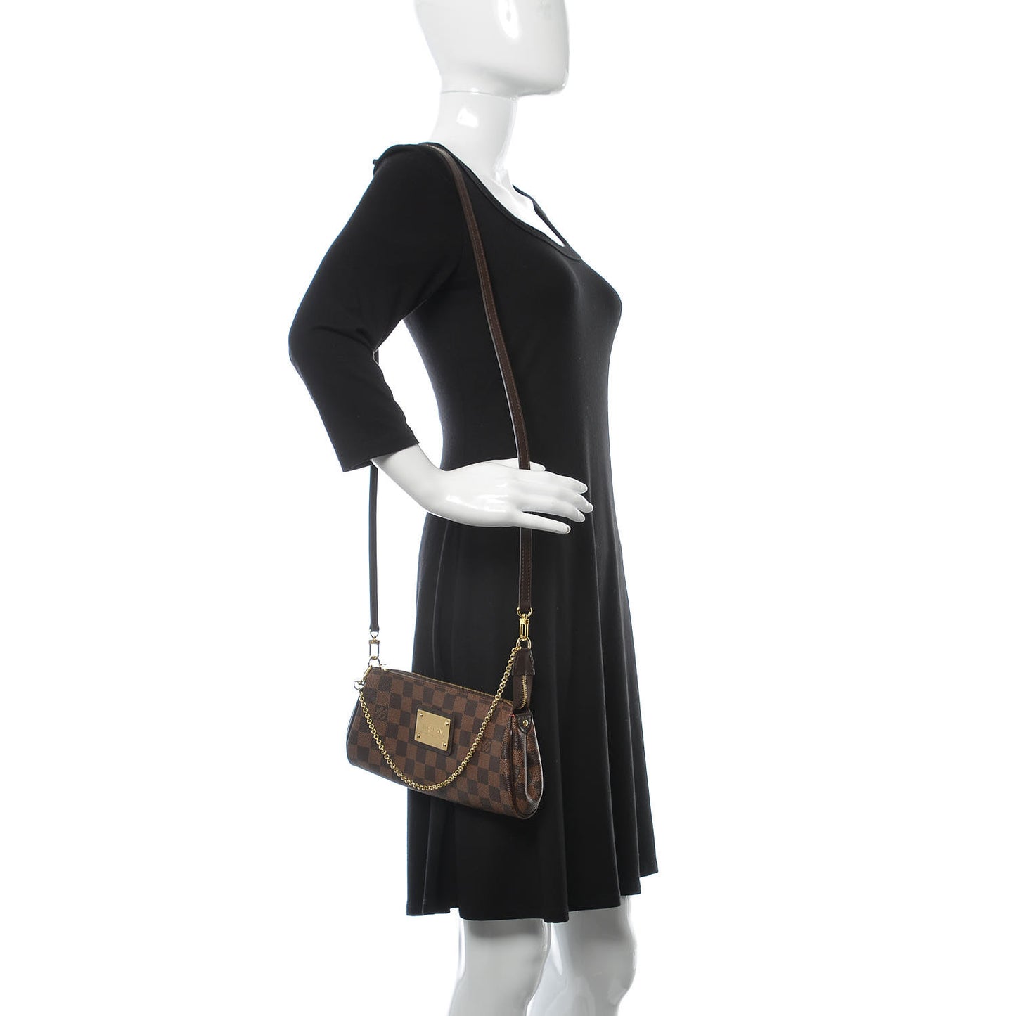 Damier Ebene Eva Clutch